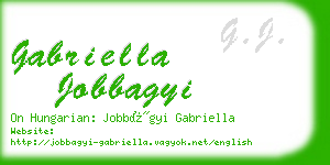 gabriella jobbagyi business card